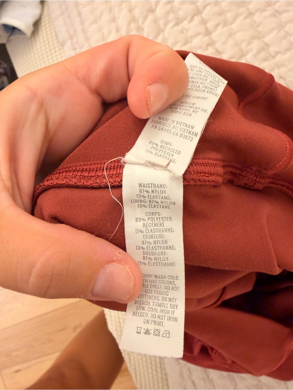 aerie Red Layered Athletic Shorts - Picture 5 of 5